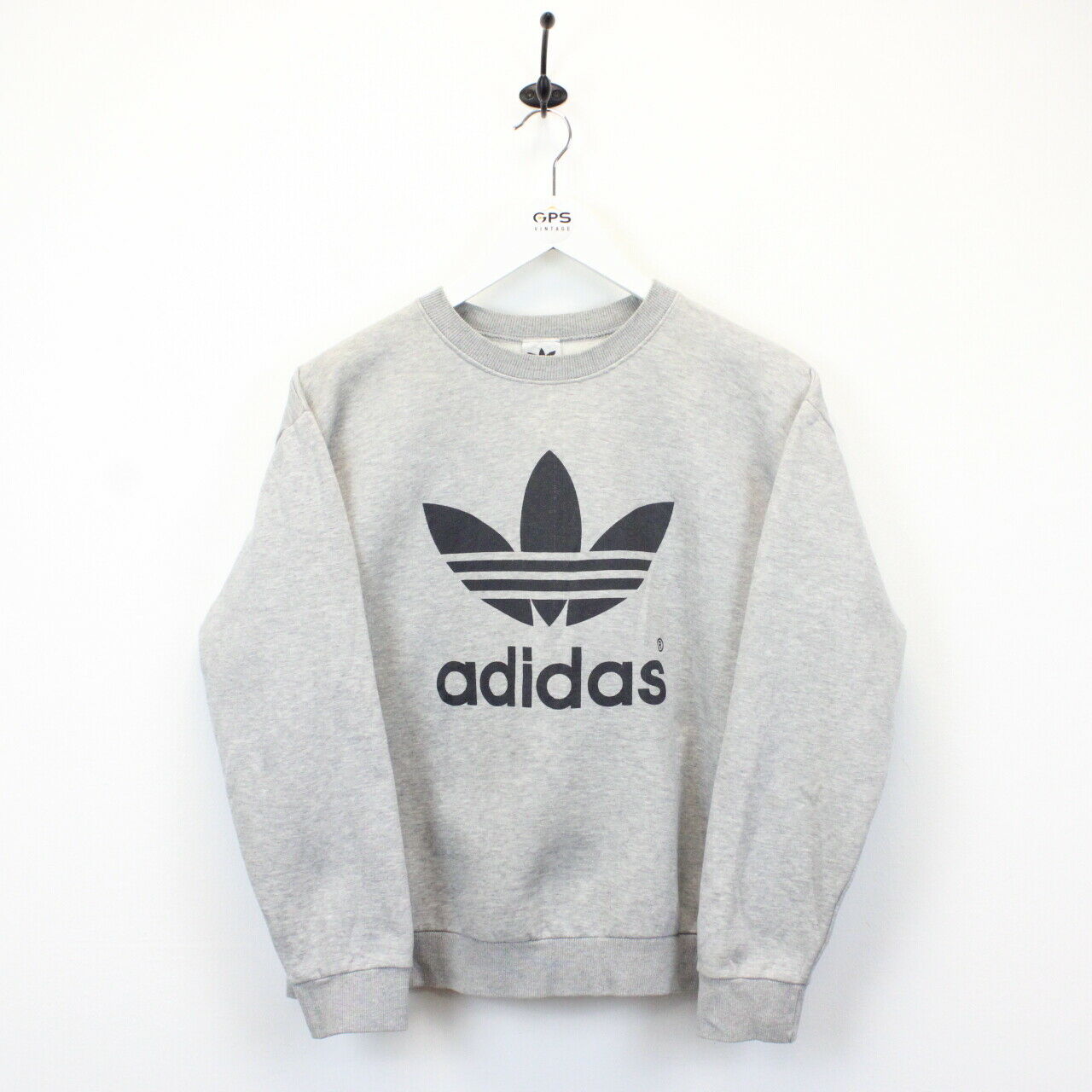 Womens ADIDAS 90s Sweatshirt Grey | Small