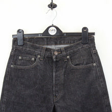 Load image into Gallery viewer, Womens LEVIS 501 Jeans Black Charcoal | W28 L24
