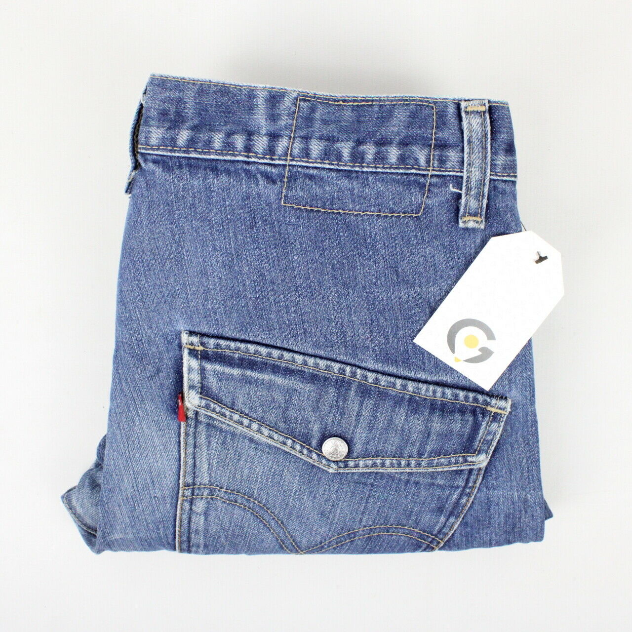 Mens LEVIS Engineered Jeans Mid Blue | W32 L30