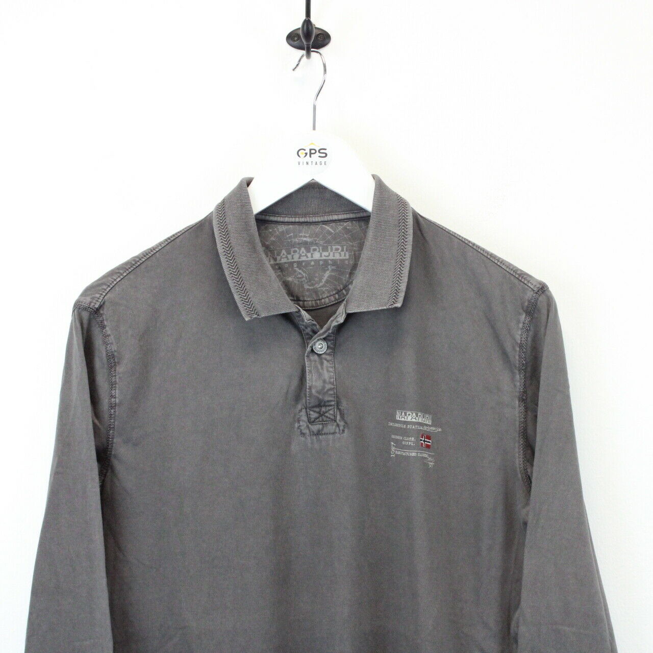 NAPAPIJRI Polo Shirt Grey | Medium