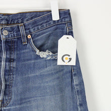 Load image into Gallery viewer, Mens LEVIS 501 Jeans Mid Blue | W33 L34
