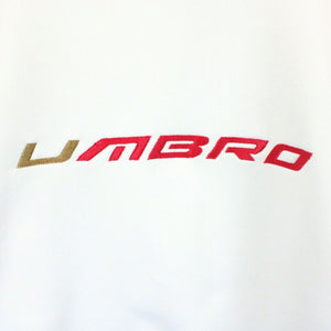UMBRO 00s Sweatshirt White | Large