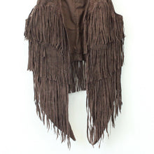 Load image into Gallery viewer, Womens Suede Vest Brown | Small
