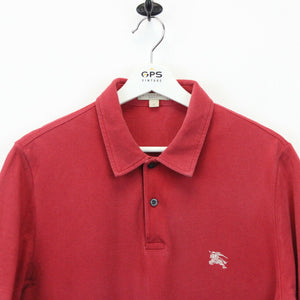 BURBERRY Polo Shirt Red | Medium