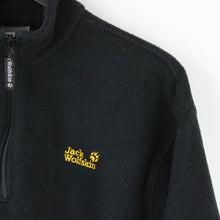 Load image into Gallery viewer, Mens JACK WOLFSKIN 1/4 Zip Fleece Black | Large
