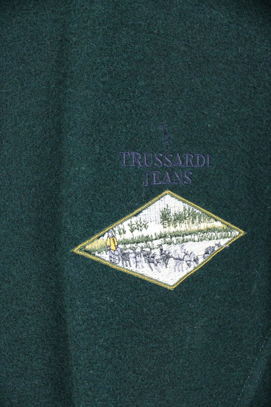 Vintage TRUSSARDI Cardigan Green | XL