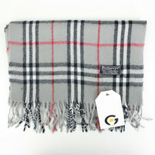 Load image into Gallery viewer, BURBERRY 00s Nova Check Scarf | Grey
