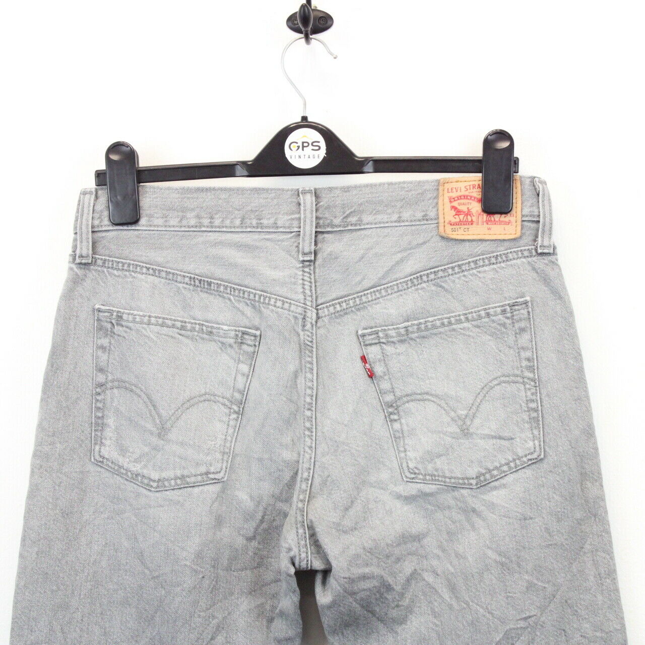 LEVIS 501 CT Jeans Grey Charcoal | W33 L30