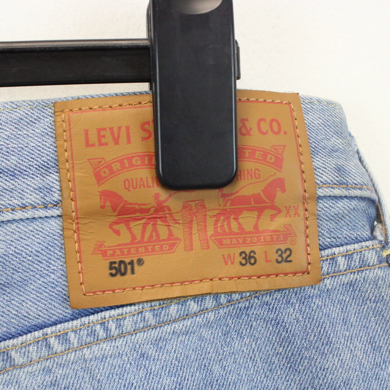 LEVIS 501 Jeans Light Blue | W38 L32
