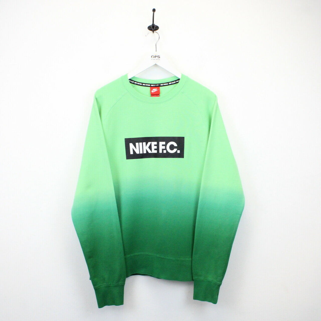 NIKE Sweatshirt Green | Large