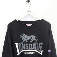 Load image into Gallery viewer, LONSDALE 00s Sweatshirt Black | XXL
