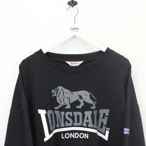 LONSDALE 00s Sweatshirt Black | XXL