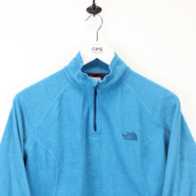 Load image into Gallery viewer, Womens THE NORTH FACE 1/4 Zip Fleece Blue | Medium
