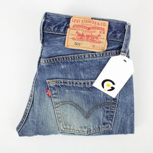 Womens LEVIS 501 Jeans Mid Blue | W28 L28