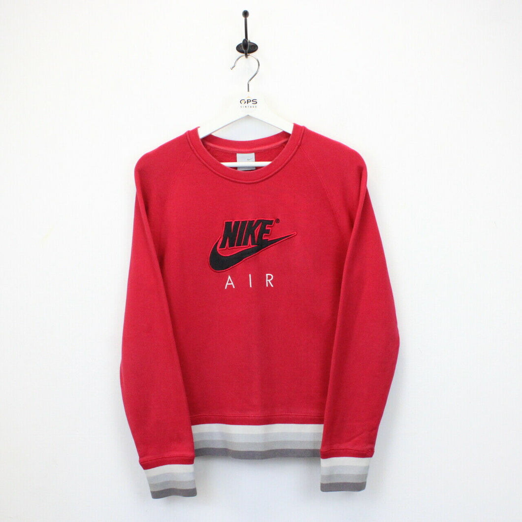 Womens NIKE AIR 00s Sweatshirt Red | Small