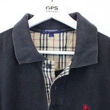 Load image into Gallery viewer, BURBERRY 00s Polo Shirt Black | Large
