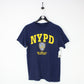 Mens NYPD T-Shirt Navy Blue | Medium
