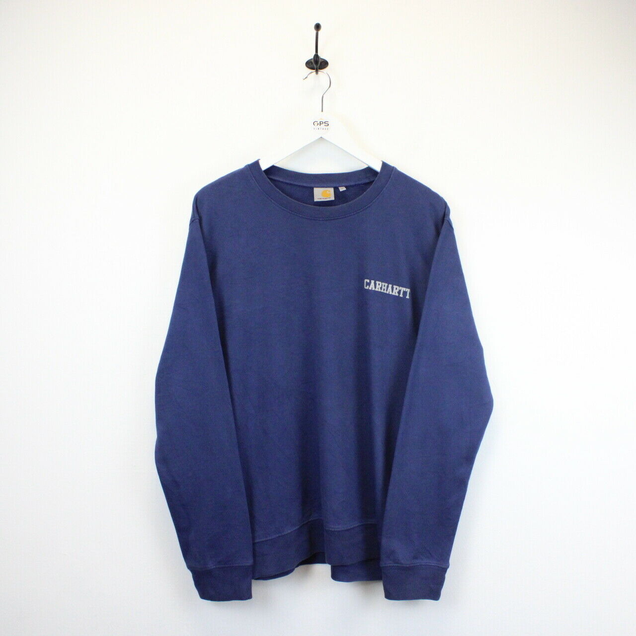 CARHARTT 00s Sweatshirt Blue | Large