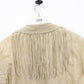 Womens 90s Suede Jacket Beige | Large