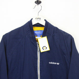 ADIDAS ORIGINALS Harrington Jacket Navy Blue | Medium