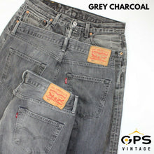 Load image into Gallery viewer, LEVIS 501 Jeans Grade A | Black Grey
