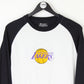 Mens CHAMPION LA LAKERS Long Sleeve T-Shirt White | Medium