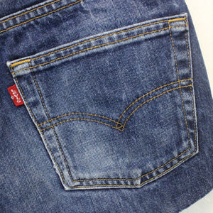 Womens LEVIS 501 Shorts Dark Blue | W28