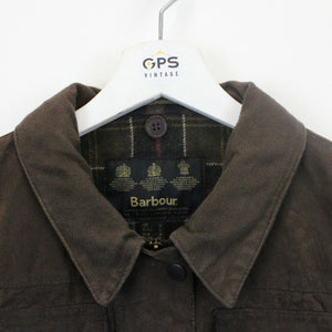 Womens BARBOUR Utility Waxed Jacket Brown | Medium