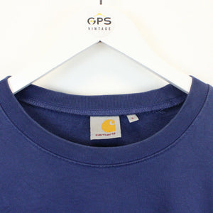 CARHARTT 00s Sweatshirt Blue | Large