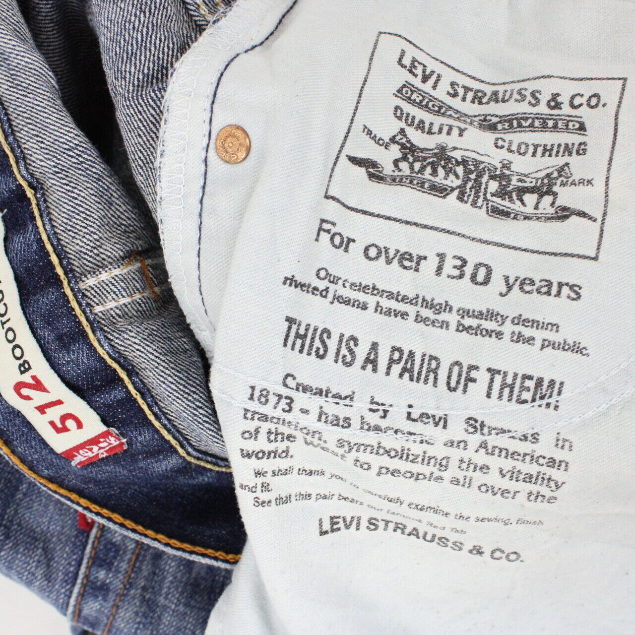 Mens LEVIS 512 Jeans Mid Blue | W38 L30