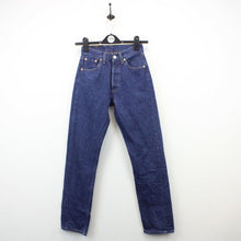 Load image into Gallery viewer, Womens LEVIS 501 Jeans Dark Blue | W24 L30
