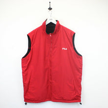 Load image into Gallery viewer, FILA 90s Fleece Gilet Red Black | XXL
