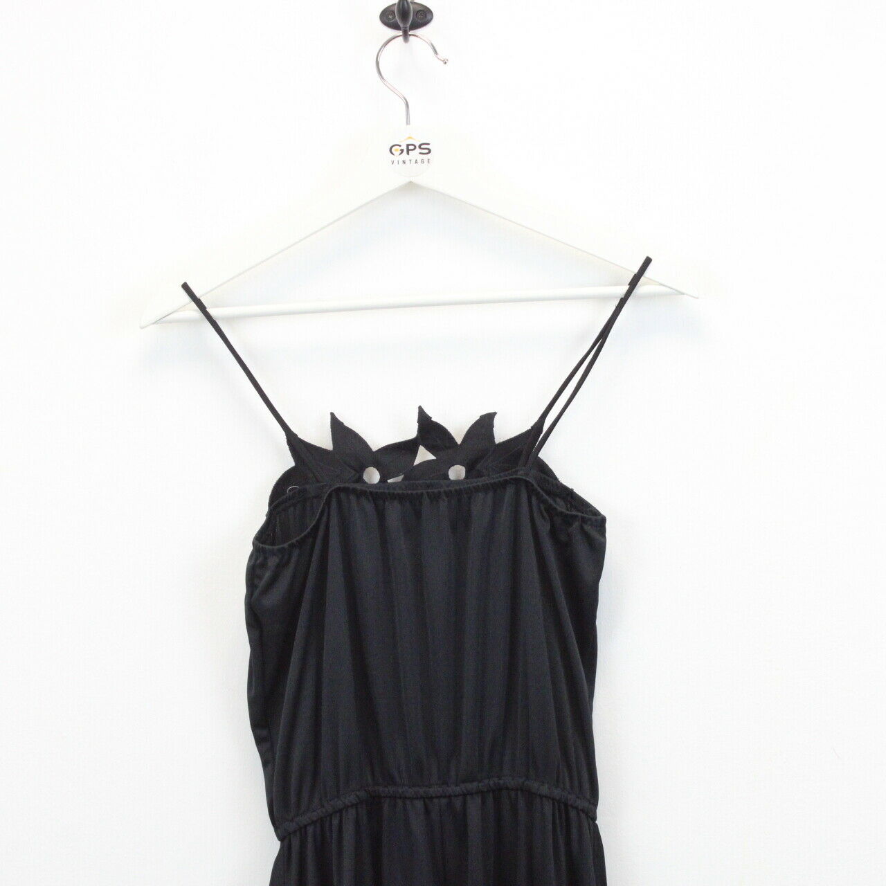 Womens 80s Dress Black | Small