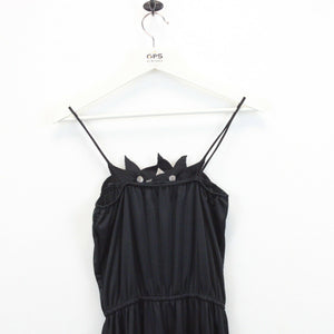 Womens 80s Dress Black | Small