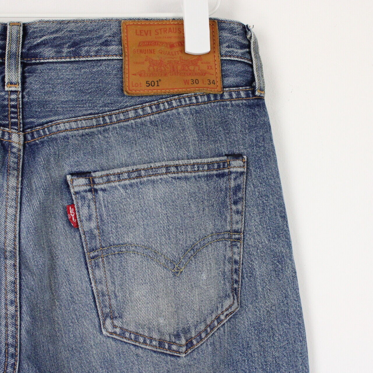 LEVIS 501 Big E Jeans Mid Blue | W32 L34