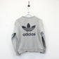 Womens ADIDAS 90s Sweatshirt Grey | Small