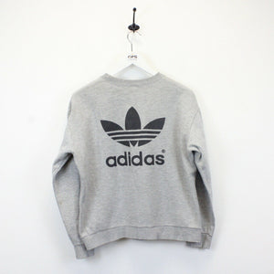 Womens ADIDAS 90s Sweatshirt Grey | Small