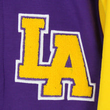 Load image into Gallery viewer, Mens LOS ANGELES Varsity Hoodie Purple | Large
