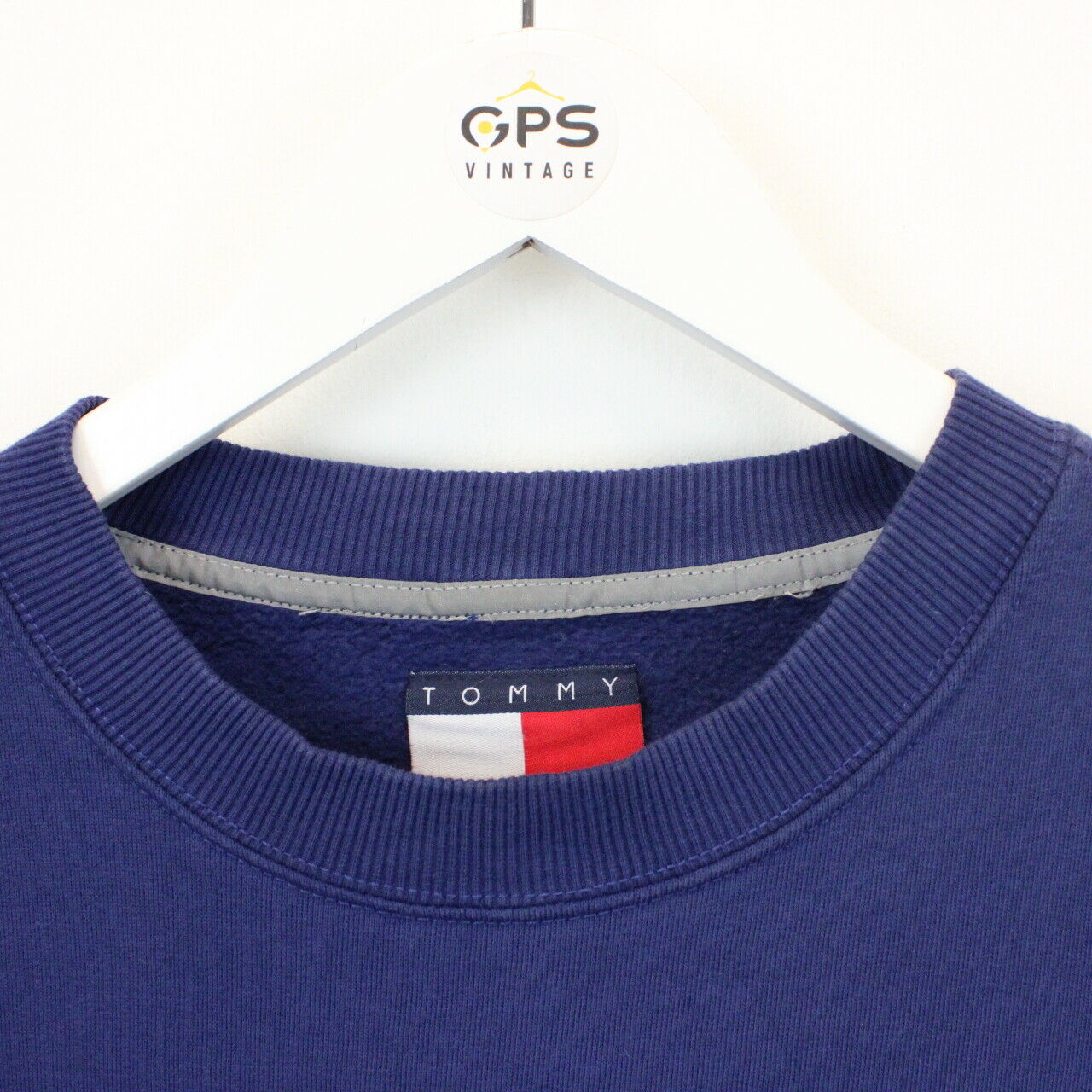 TOMMY HILFIGER 90s Sweatshirt Navy Blue | Medium