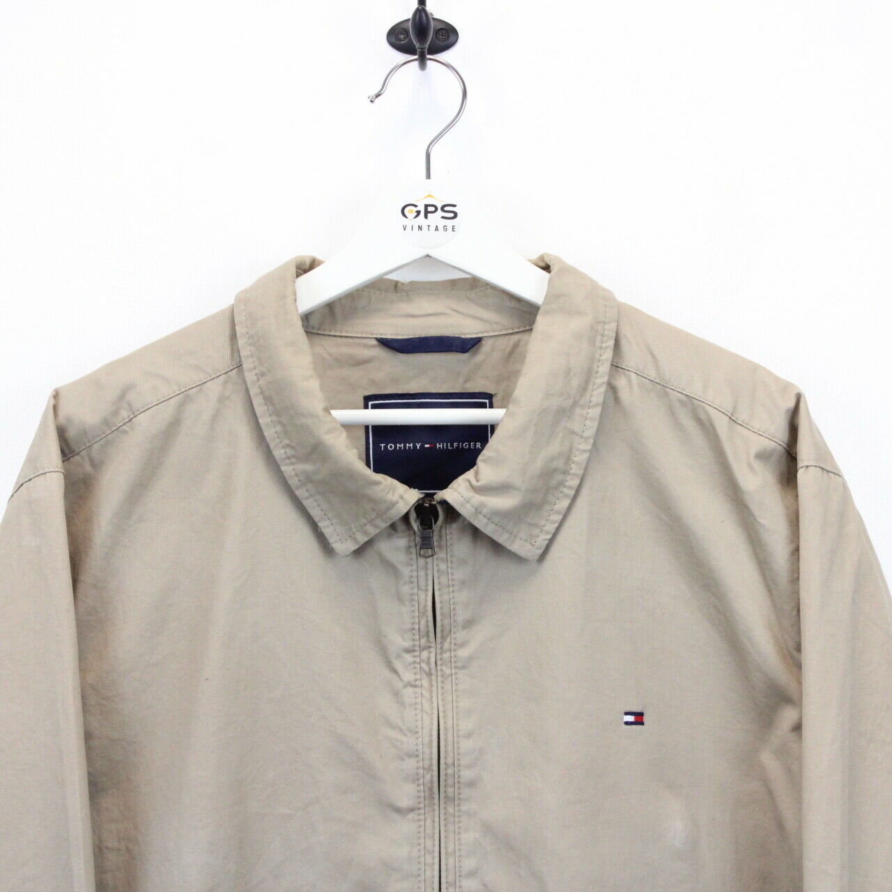 TOMMY HILFIGER Harrington Jacket Beige | XL