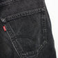 LEVIS 501 Jeans Black Charcoal | W33 L34