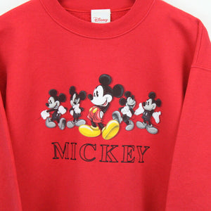 DISNEY 90s Sweatshirt Red | Medium