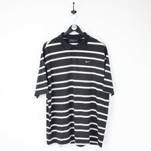 Load image into Gallery viewer, Mens NIKE Polo Shirt Black &amp; White | XL
