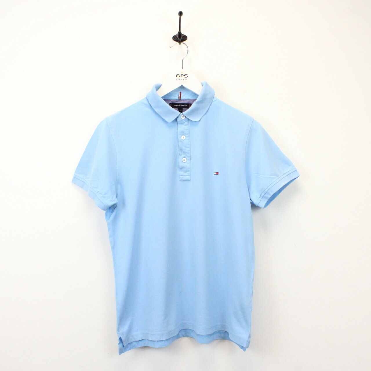 TOMMY HILFIGER Polo Shirt Blue | Medium