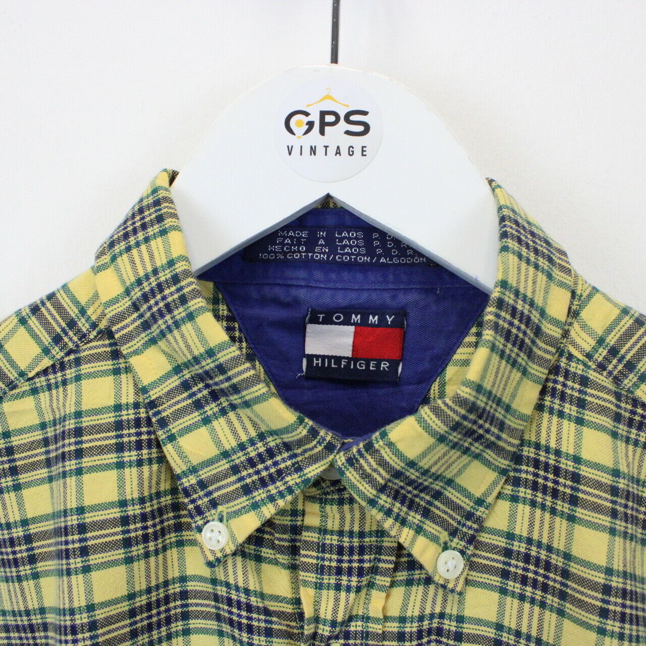TOMMY HILFIGER 90s Shirt Yellow | Medium