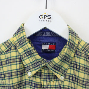 TOMMY HILFIGER 90s Shirt Yellow | Medium