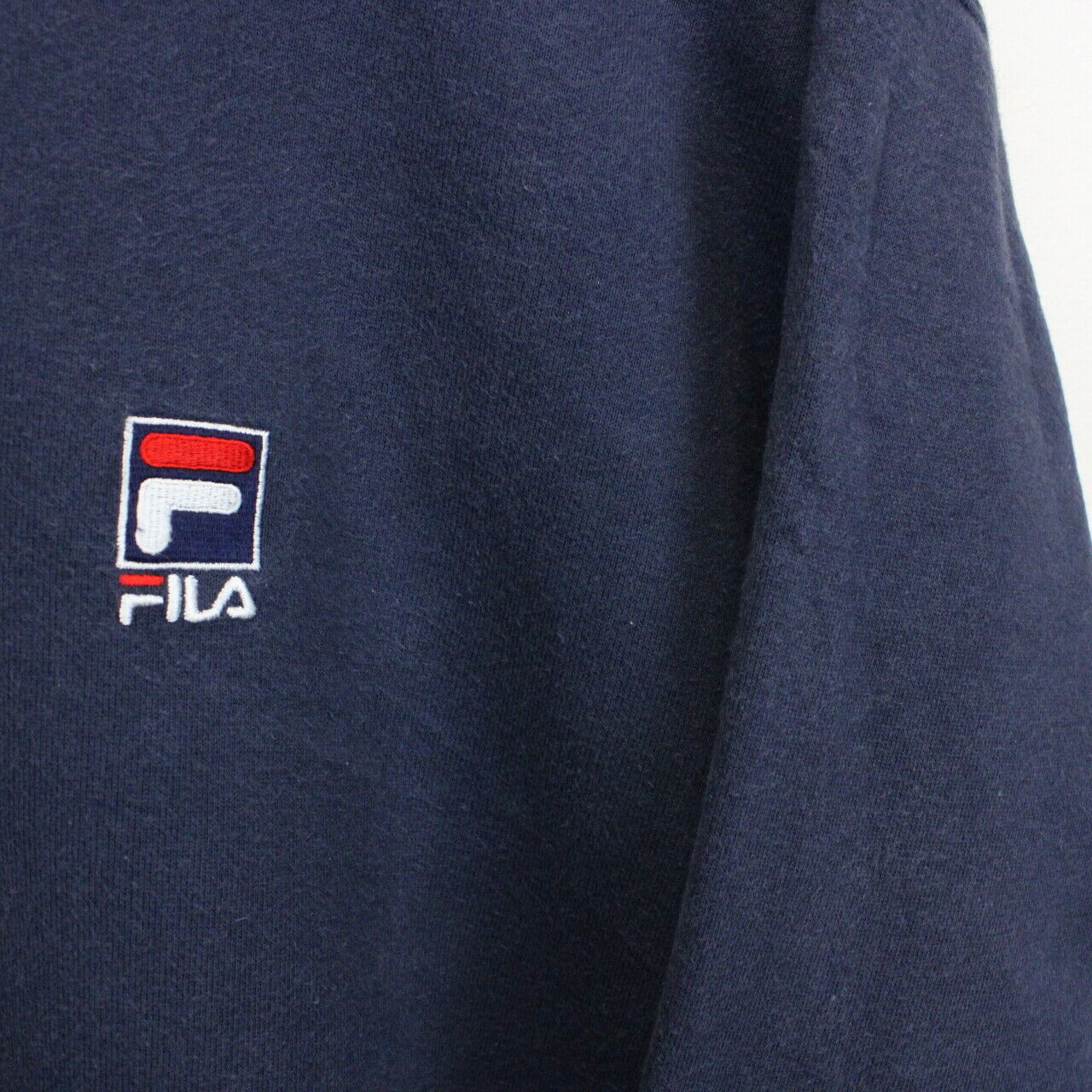 FILA 00s Sweatshirt Navy Blue | Small