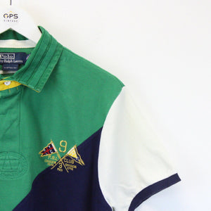 RALPH LAUREN Polo Shirt Multicolour | Large