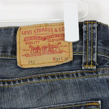 Load image into Gallery viewer, Mens LEVIS 512 Jeans Dark Blue | W31 L34
