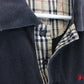 BURBERRY 00s Polo Shirt Black | Large